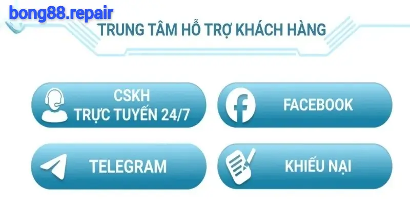 Các Phương Thức Liên Hệ Với Trung Tâm Hỗ Trợ bong88